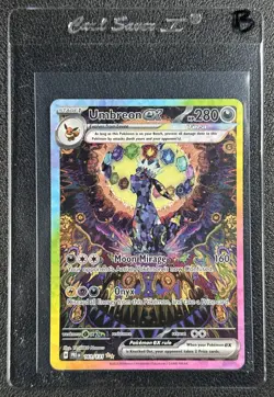 UMBREON EX 2025 POKEMON PRISMATIC EVOLUTIONS 161/131 SPECIAL ILLUSTRATION RARE B - Image 1