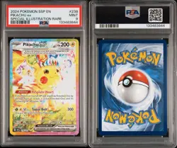 2024 Pokemon Surging Sparks Pikachu ex SAR #238 PSA 9 Mint FREE SHIPPING - Image 3
