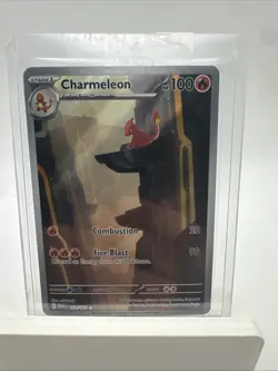 Pokemon TCG Charmeleon 169/165 Scarlet & Violet 151 Illustration Rare NM - Image 1