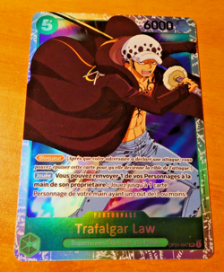 ONE PIECE CARD GAME CARTE FRANCAISE LAW OP01-047 SR FR MINT - Image 1