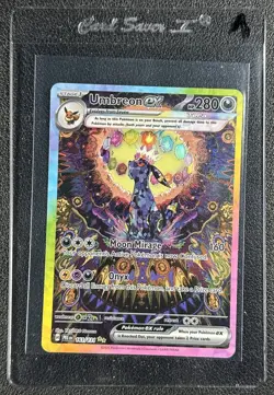 UMBREON EX 2025 POKEMON PRISMATIC EVOLUTIONS 161/131 SPECIAL ILLUSTRATION RARE A - Image 1