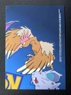 Professor Oak Topps Pokemon 1st print blue logo rainbow foil TV7 puzzle card - Image 2