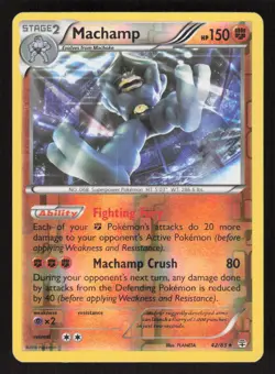 Pokemon TCG Generations Holo Machamp #42/83 - Image 1
