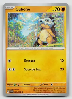 Cubone 076/159 Journey Together Regular 2025 Portuguese - Image 1