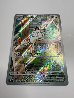 Pokemon TCG Phantasmal Flames/ Perfect Order Meowth EX Full art/double rare - Image 3