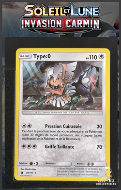 Carte Pokemon Type:0 89/111 Holo SL4 Invasion Carmin FR - Image 1
