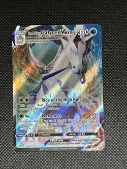 Ice Rider Calyrex VMAX 046/198 Sword & Shield - Chilling Reign Holo Pokemon TCG - Image 1