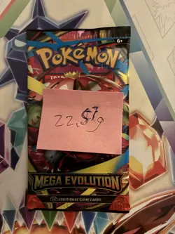 (HEAVY) 22.57g Pokemon TCG Mega Evolution Booster Pack (SEALED)✅ - Image 2