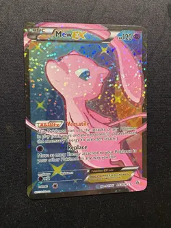 Pokemon TCG Mew EX Full Art RC24/RC25 Legendary Treasures: Radiant Collection LP - Image 3