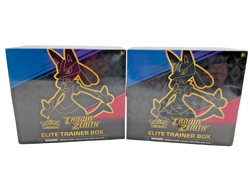 Lot of (2) Pokemon TCG Crown Zenith Elite Trainer Boxes SEALED ETB - Image 1