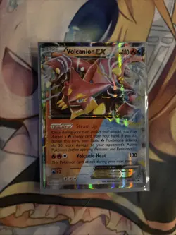 Pokemon Volcanion EX XY Black Star Promos Card XY173 with Sleeve - Image 1