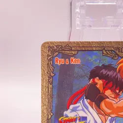 Ken Ryu Street Fighter II Carddass Bandai Capcom TCG Card Japan No35 C49 - Image 3