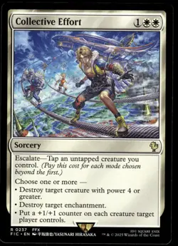 1x Collective Effort - Commander: FINAL FANTASY - NM - MTG - Image 1