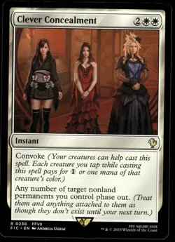 1x Clever Concealment - Commander: FINAL FANTASY - NM - MTG - Image 1