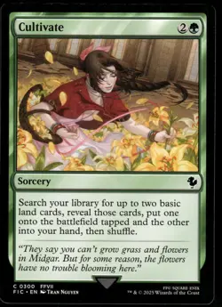1x Cultivate - Commander: FINAL FANTASY - NM - MTG - Image 1