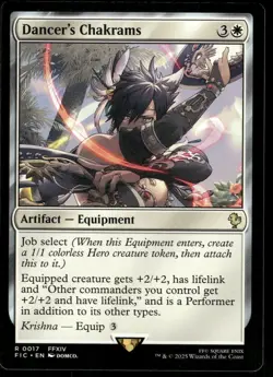 1x Dancer's Chakrams - Commander: FINAL FANTASY - NM - MTG - Image 1