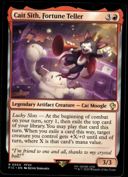 1x Cait Sith, Fortune Teller - Commander: FINAL FANTASY - NM - MTG - Image 1