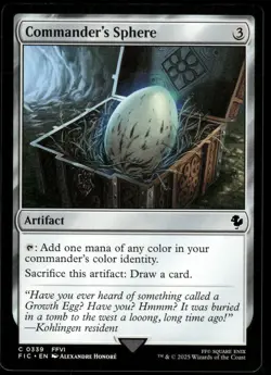 1x Commander's Sphere - Commander: FINAL FANTASY - NM - MTG - Image 1