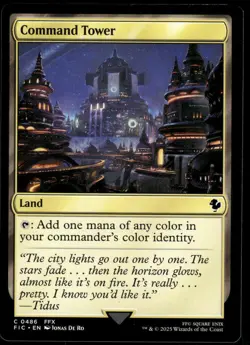 1x Command Tower (0486) - Commander: FINAL FANTASY - NM - MTG - Image 1