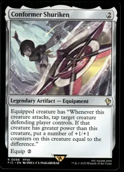 1x Conformer Shuriken - Commander: FINAL FANTASY - NM - MTG - Image 1