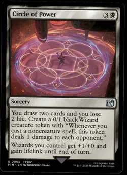 1x Circle of Power - FINAL FANTASY - NM - MTG - Image 1