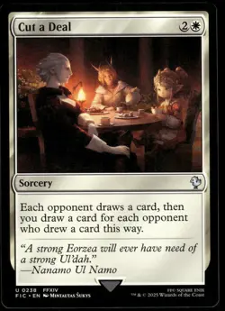 1x Cut a Deal - Commander: FINAL FANTASY - NM - MTG - Image 1