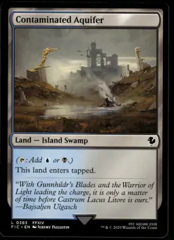 1x Contaminated Aquifer - Commander: FINAL FANTASY - NM - MTG - Image 1