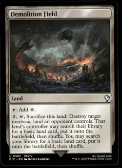 1x Demolition Field - Commander: FINAL FANTASY - NM - MTG - Image 1