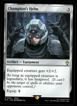 1x Champion's Helm - Commander: FINAL FANTASY - NM - MTG - Image 1