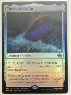 MTG TCG - The Stasis Coffin 245/287 Foil BRO - NM (Free Shipping $5+) - Image 1