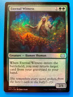 MTG 1x FOIL Eternal Witness 145 Double Masters Modern Magic the Gathering x1 NM - Image 1