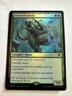 x1 MTG EOE Frenzied Baloth Foil 0183 Pack Fresh - Image 1