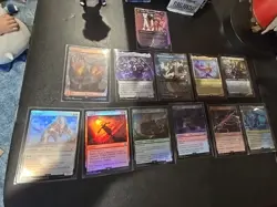 Mtg Final Fantasy Lot (12) Foil Rare Extended Art - Image 2
