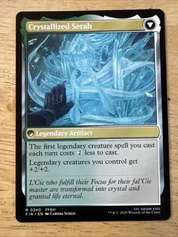 x1 Serah Farron // Crystallized Serah FIN Final Fantasy MTG 240 M/NM 1x - Image 2