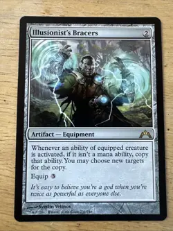 Slightly Played, English - 1 x MTG Illusionist's Bracers Gatecrash - Image 1