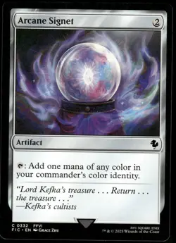 1x Arcane Signet (0332) - Commander: FINAL FANTASY - NM - MTG - Image 1