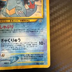 Pokemon Feraligatr Neo Premium File 1 Holo Rare 160 Japanese 120 HP TCG Card DMG - Image 5