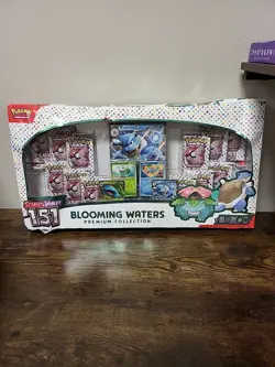 Pokemon TCG Scarlet & Violet 151 Blooming Waters Premium Collection Box bw2 - Image 1