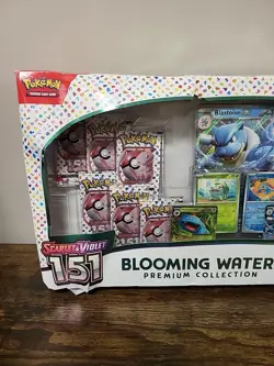 Pokemon TCG Scarlet & Violet 151 Blooming Waters Premium Collection Box bw2 - Image 2