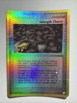 Strength Charm 74/95 Team Magma vs Team Aqua, Reverse Holo, Pokemon Cards - Image 1