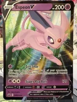 Espeon V SWSH201 SWSH: Sword & Shield Promo Cards Holo - Image 2