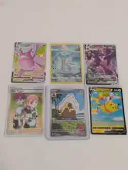 Pokemon Lapras Galarian Gallery/Full Art/Alolan Dugtrio Illustration Rare Cards - Image 1