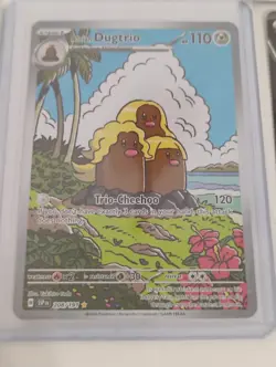 Pokemon Lapras Galarian Gallery/Full Art/Alolan Dugtrio Illustration Rare Cards - Image 3