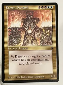 MTG - Ramses Overdark - Legends - NM/LP English Magic 1994 - Image 1