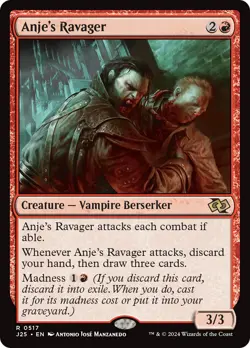 MTG Anje's Ravager [Foundations Jumpstart] Near Mint Magic - Image 1