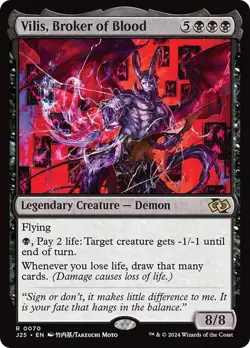 MTG Vilis, Broker of Blood (Anime) [Foundations Jumpstart] Near Mint Magic - Image 1
