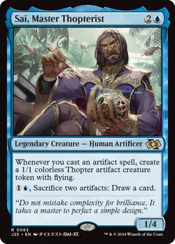 MTG Sai, Master Thopterist (Anime) [Foundations Jumpstart] Near Mint Magic - Image 1