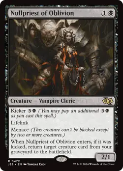 MTG Nullpriest of Oblivion [Foundations Jumpstart] Near Mint Magic - Image 1