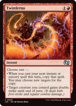 MTG Twinferno [Foundations Jumpstart] Near Mint Magic - Image 1