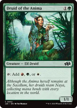 MTG Druid of the Anima [Foundations Jumpstart] Near Mint Magic - Image 1